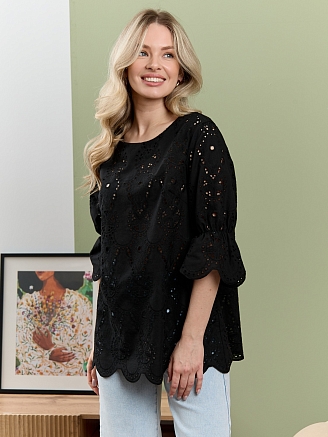 Женская блузка Милица-1 / черный-4