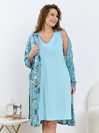 Женская сорочка Айрис-1 НС-639 / голубой