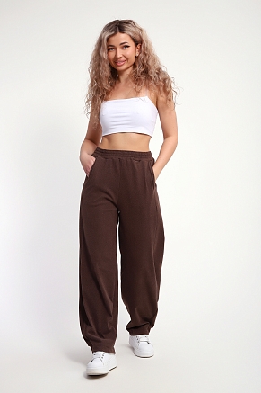 Женские брюки 29027 (рост 158-164) / коричневый