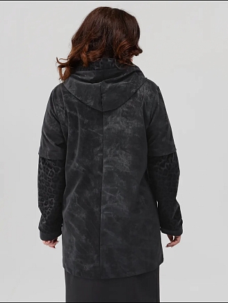 Женский кардиган на молнии / Черный