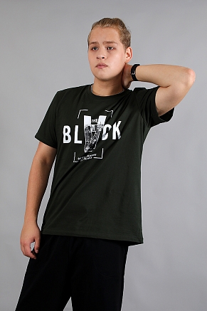 Мужская футболка 88148 / хаки