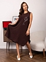 Женское платье мод.2162 / Коричневый