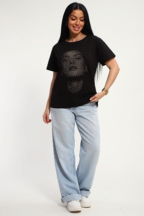 Женская футболка 85653 / черный