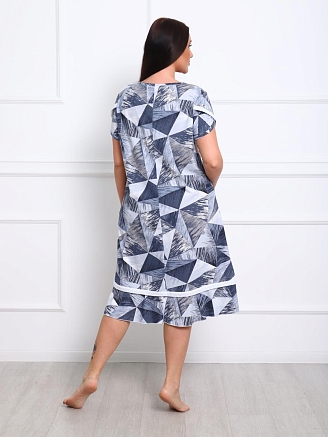 Женский халат Акация / серый