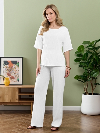 Женская блузка Сиеста-6 / белый