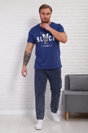 Мужская футболка 88148 / индиго