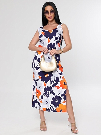 Платье женское Мабель / оранжевый