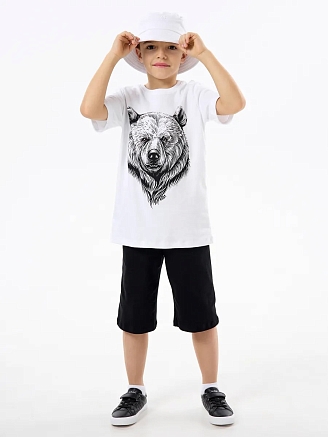 Детская пижама с шортами "Сорванец" / Медведь