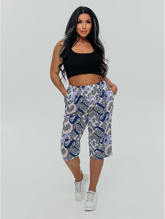 Женские бриджи Дачница плюс / Фиолетовый