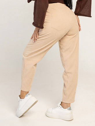 Женские брюки мод.1440/21 / Бежевый