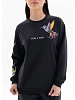 Женская толстовка Аниме / колибри, черный №15