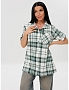 Женская туника Т-221(К) / Зеленый (клетка)