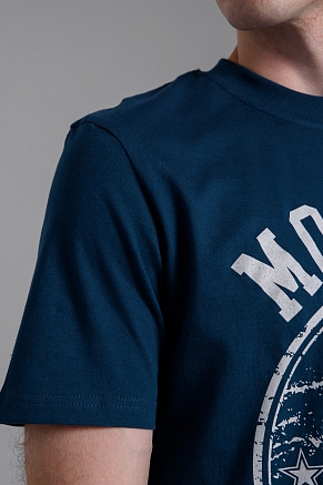 Мужская футболка 8503/1 / изумруд+Москва