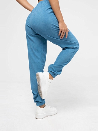 Женские брюки мод.1936/2 / Голубой