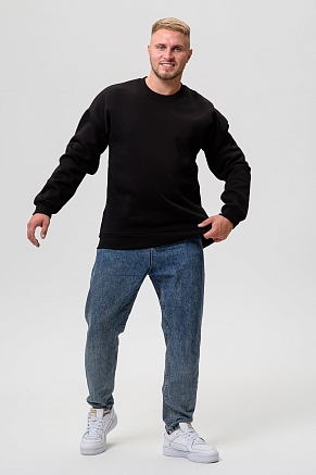 Мужской свитшот 14421 / черный