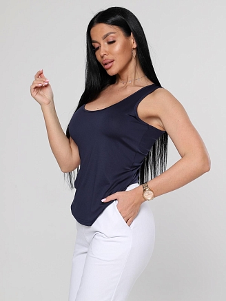 Женская майка Федерика / темно-синий