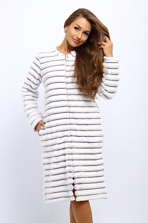 Халат женский 18113 / шиншилла