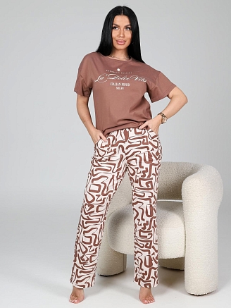 Женская пижама Мэрин / карамельный