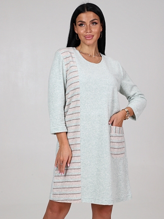 Женская туника Асимметрия ТМ-2420 / Светло-зеленый