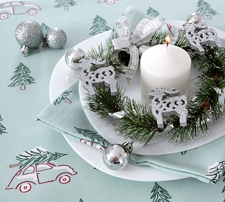 Скатерть-дорожка рогожка / Елочка 1