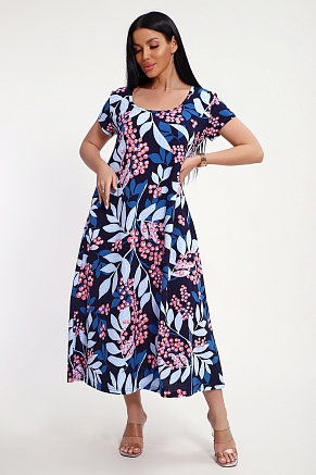 Женское платье 85553 / синий