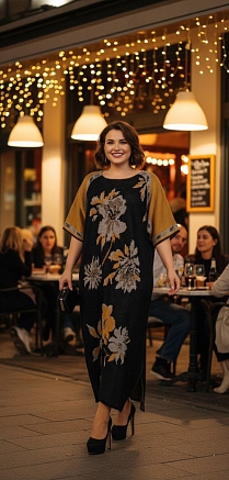 Женское платье 034-4 / черный