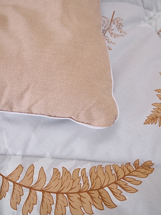 Одеяло всесезонное "Лебяжий пух" Уют / Лунный папоротник