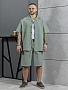 Мужской костюм Аристократ-2 / хвойный меланж