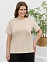 Женская футболка Соло / бежевый
