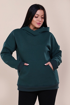 Женское худи 449 / Изумруд