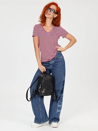 Женская футболка Лимона / Бордовый