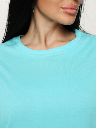 Женское платье-футболка Салли / Бирюза