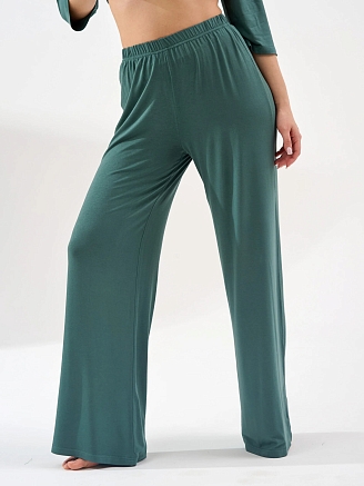 Женская пижама "Флирт" (брюки) 2407-Ви / Зеленый