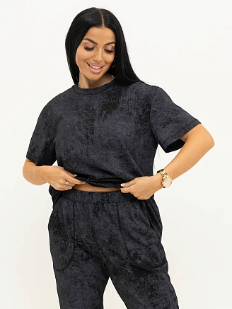 Женский костюм мод.2047/2 / Черный