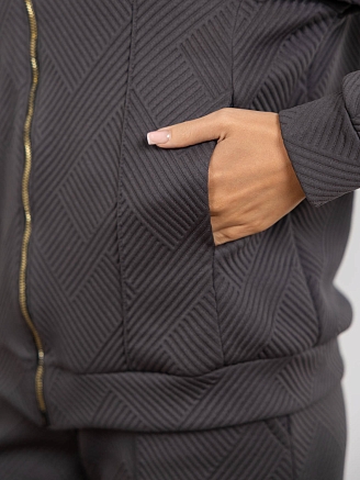 Женский костюм мод.2128/1 / Серый