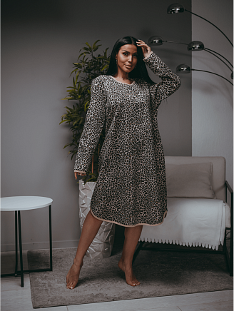 Женская сорочка Мелодия / Леопард