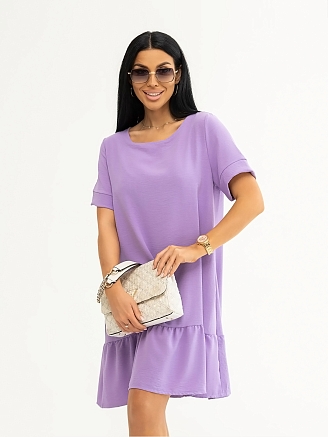 Женское платье мод.1425/10 / Сиреневый