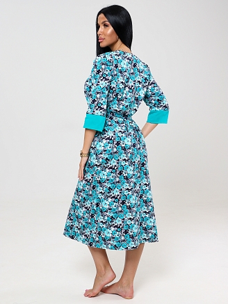 Женский халат Дамский ХК-245 / Изумрудная поляна