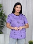 Женская футболка Каролина / Сиреневый