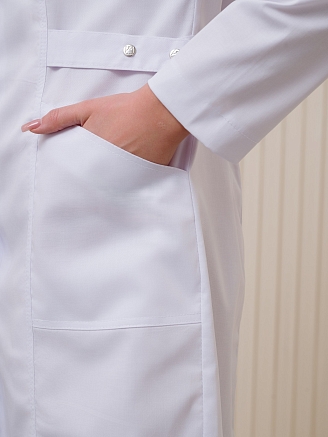 Халат медицинский женский М-08Д Элит-145/Стрейч