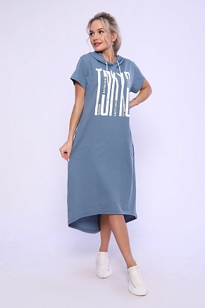 Женское платье TOKYO 494 / Серо-голубой