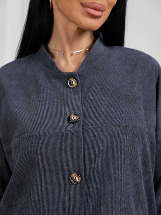 Женский бомбер мод.2167/1 / Серый