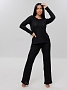 Женская пижама П-103(Риб) / Черный
