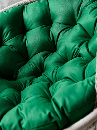 Круглая подушка для подвесных качелей/кресла РО80 / Зеленый