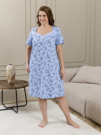 Женская сорочка Мадера-3 НС-643 / голубой