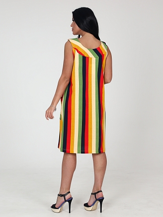 Женский сарафан Вертикаль СК-418 / Горчица