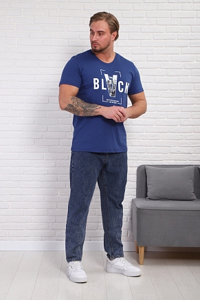 Мужская футболка 88148 / индиго