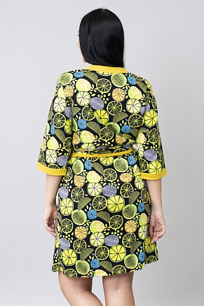 Женский халат М-139 / лайм