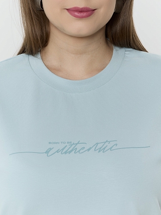 Женская футболка Дельта Ф-135 / ментоловый