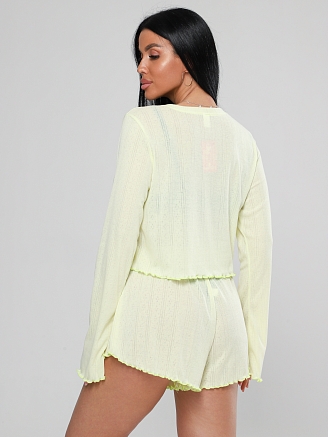 Женская пижама П-105(Риб) / Желтый